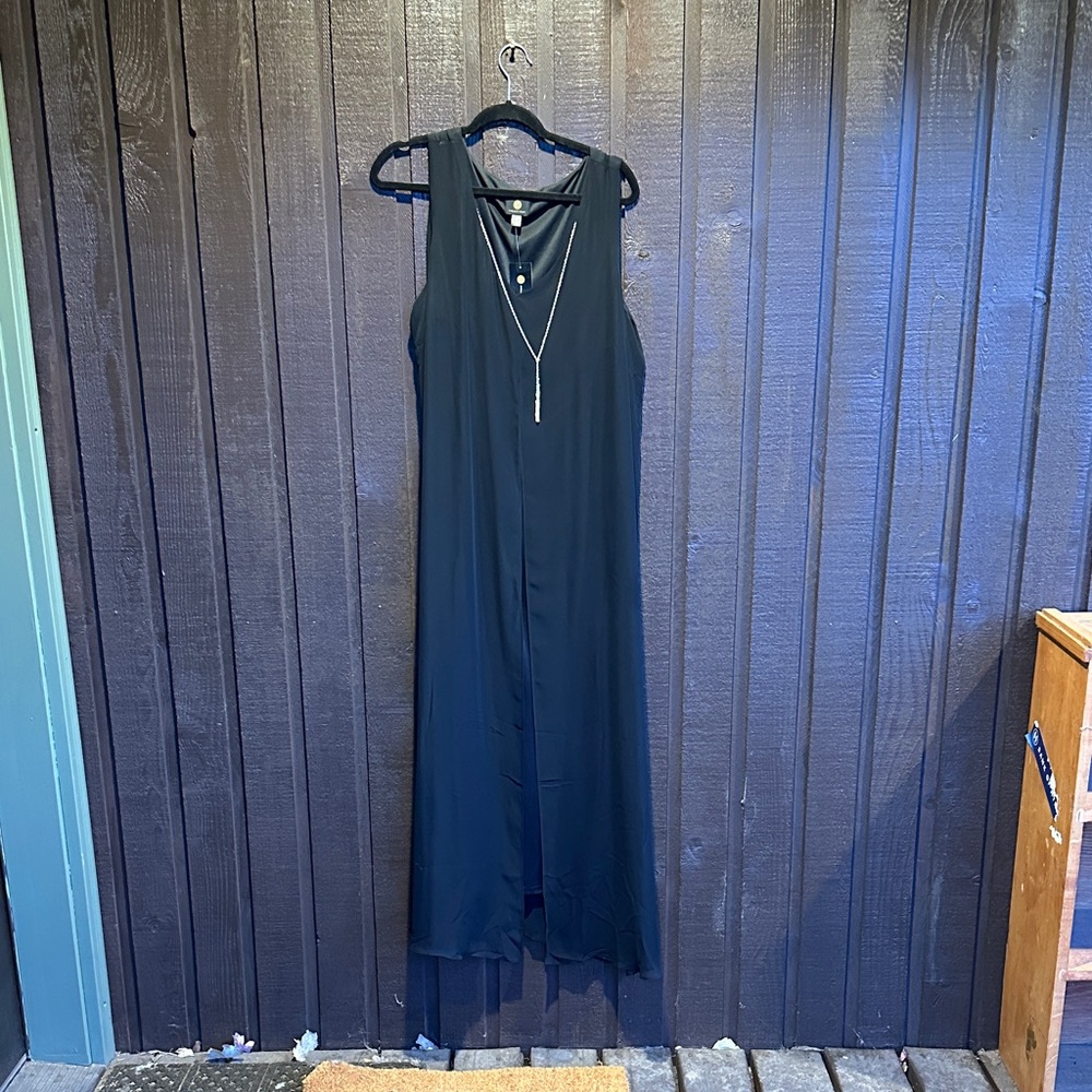 JM Collection Black Maxi Dress